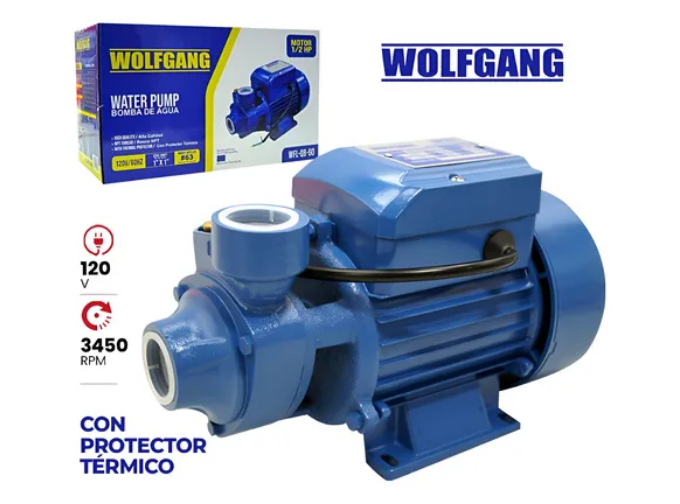 BOMBA DE AGUA 1/2 hp